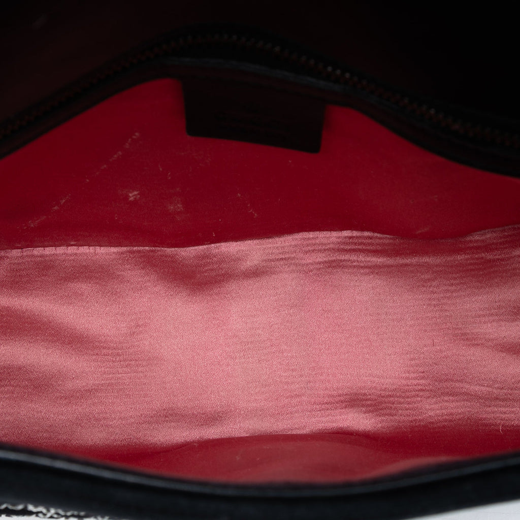GG Marmont Flap Bag Embellished Matelasse Velvet Small