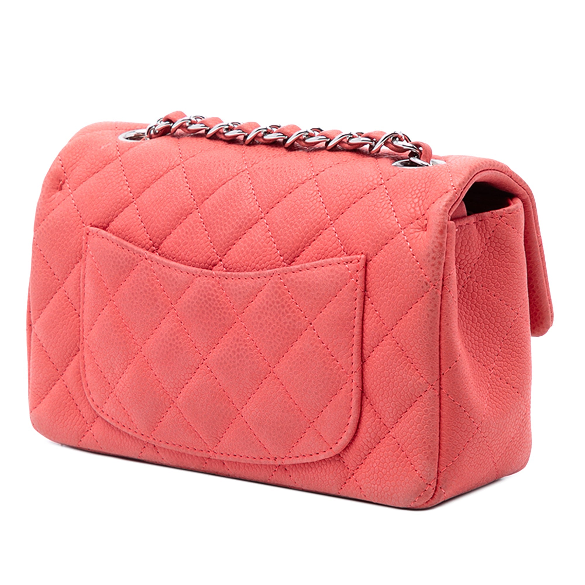 Classic Single Flap Bag Quilted Caviar Mini