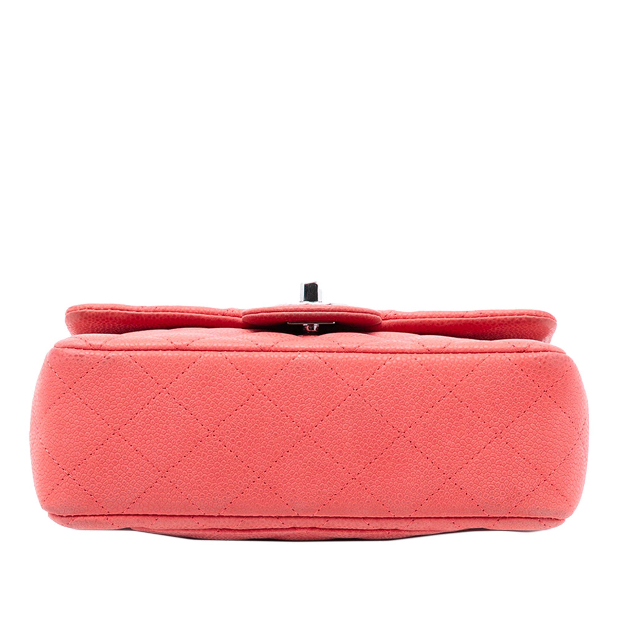 Classic Single Flap Bag Quilted Caviar Mini