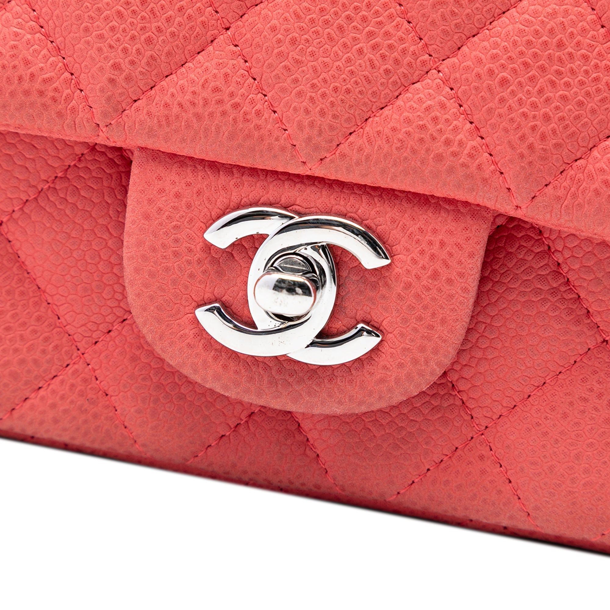 Classic Single Flap Bag Quilted Caviar Mini