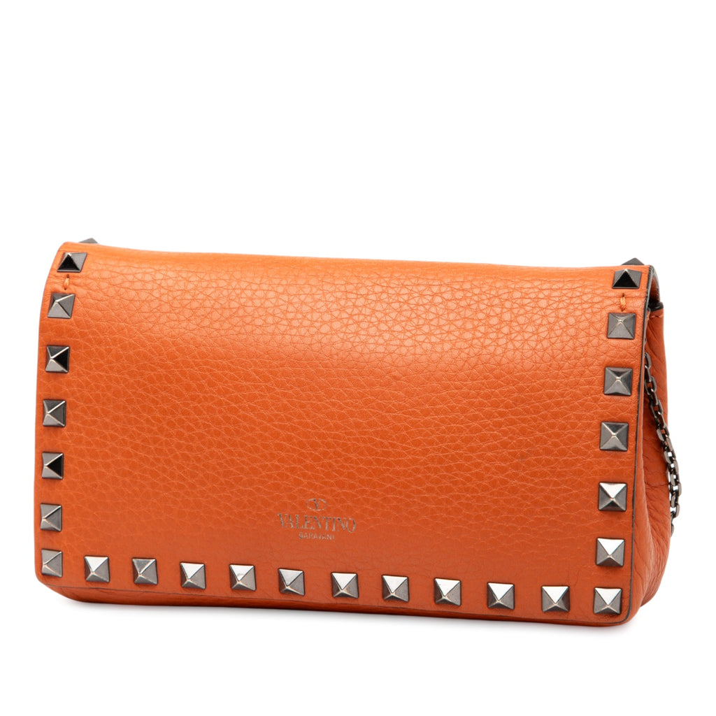 Rockstud Pouch Crossbody Bag Leather Mini