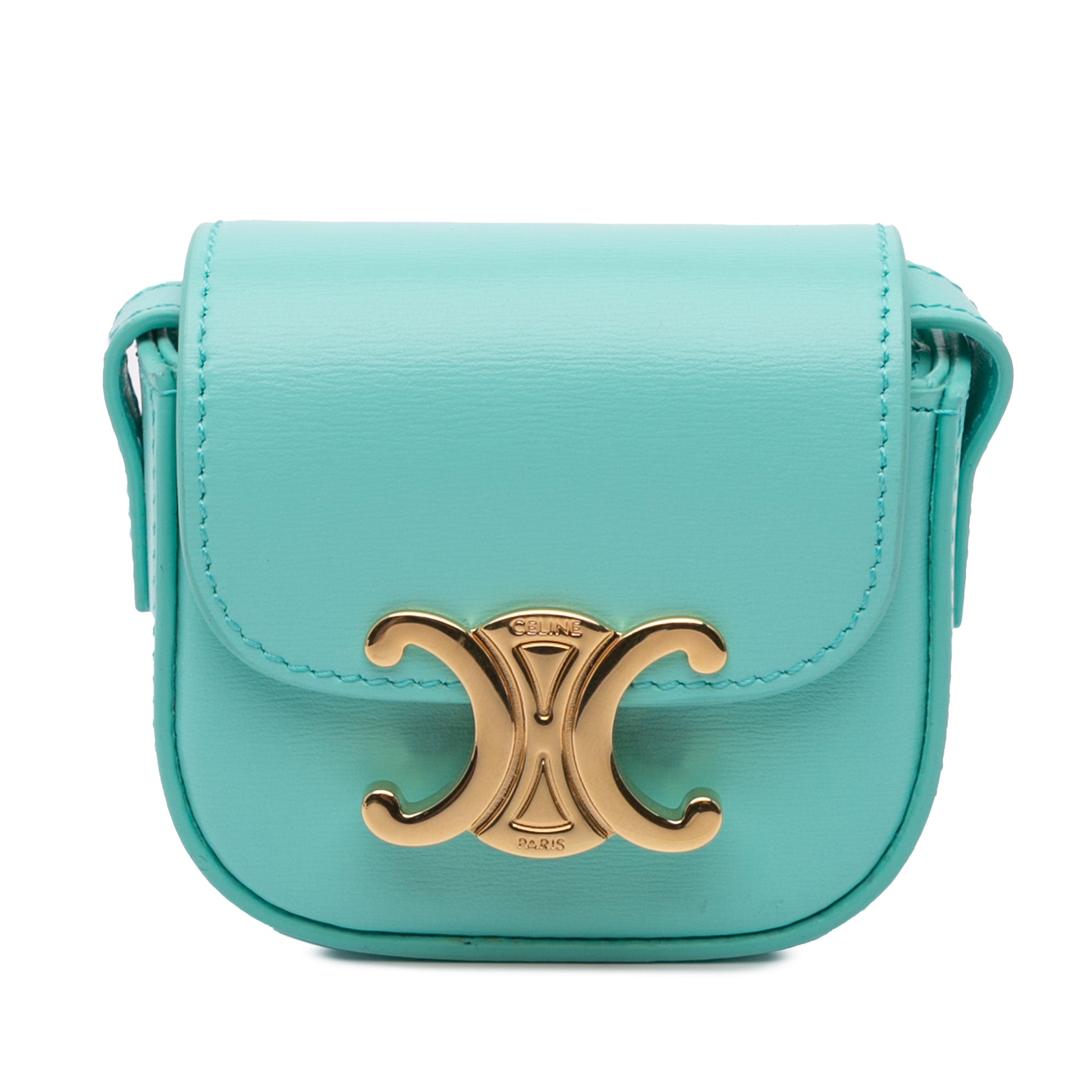 Triomphe Shoulder Bag Smooth Calfskin Mini