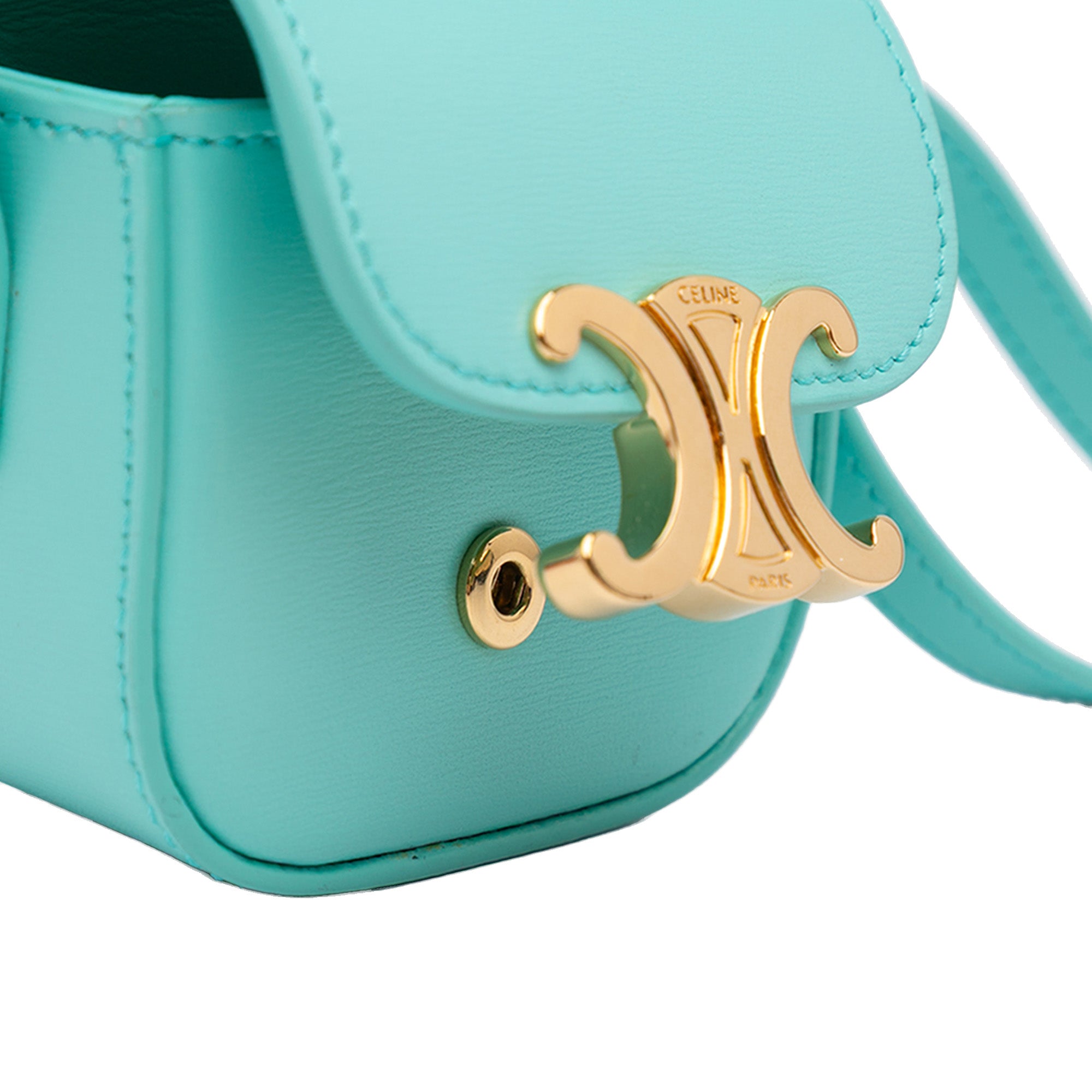Triomphe Shoulder Bag Smooth Calfskin Mini