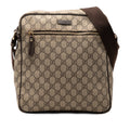 Front Zip Messenger GG Coated Canvas Medium