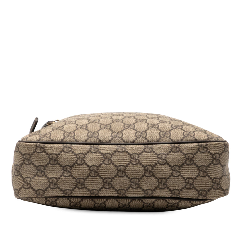 Front Zip Messenger GG Coated Canvas Medium