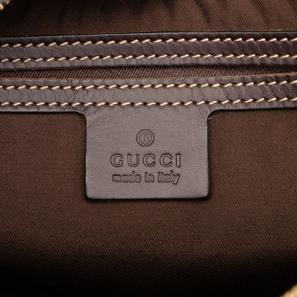 Front Zip Messenger GG Coated Canvas Medium