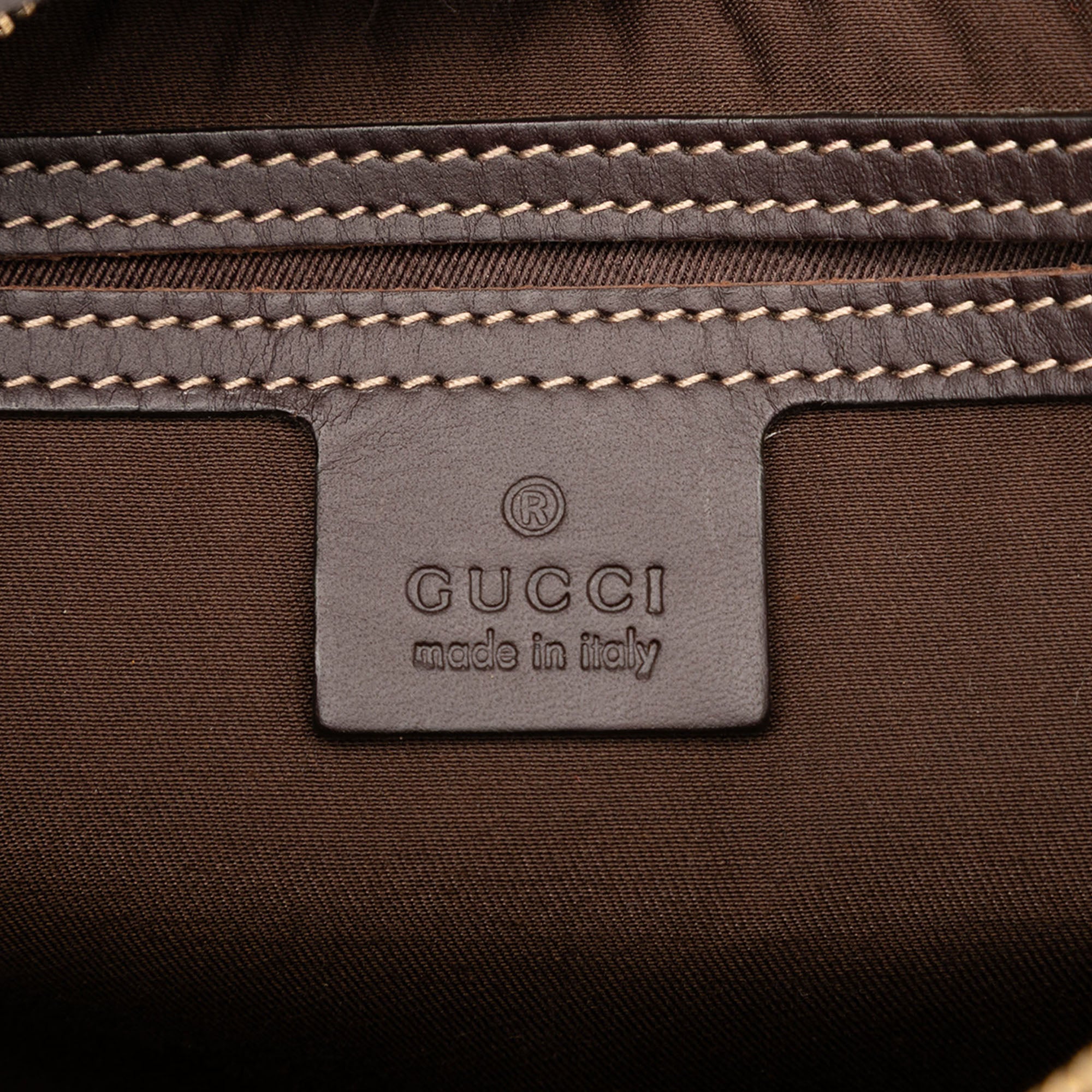 Front Zip Messenger GG Coated Canvas Medium