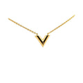 Louis Vuitton Gold Metal Women's Necklace (Pre-Owned)