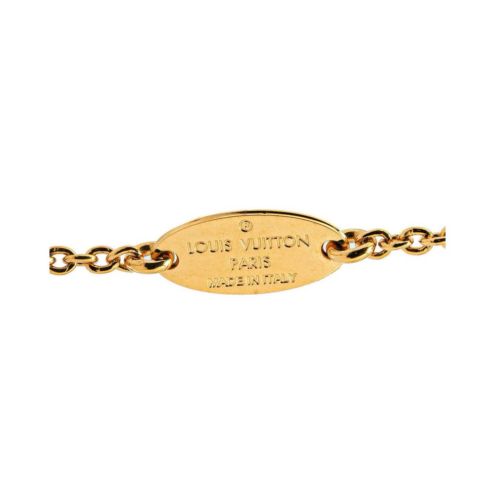 Louis Vuitton Gold Metal Women's Necklace (Pre-Owned)