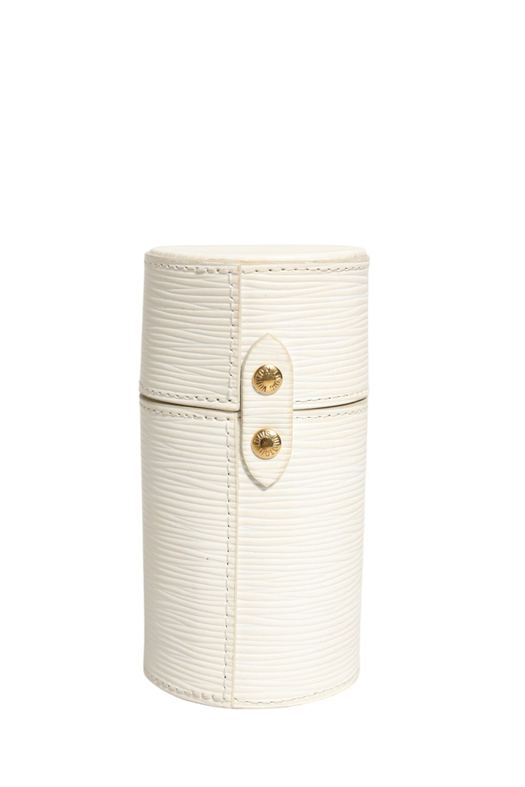 Louis Vuitton Travel Case White Epi Women's Leather (Pre-Owned)