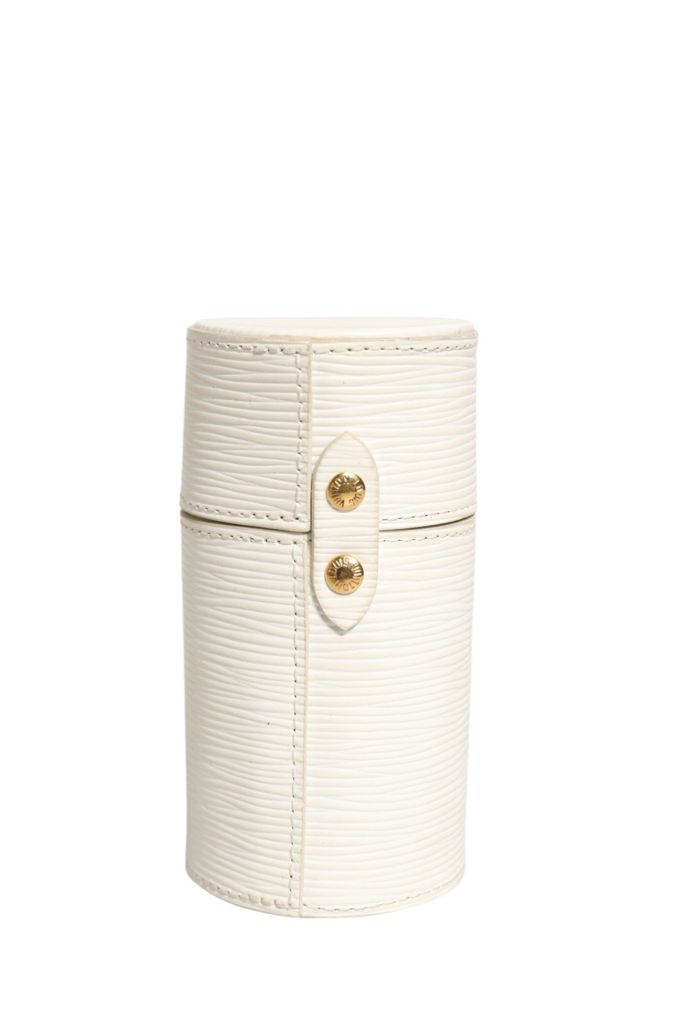 Louis Vuitton Travel Case White Epi Women's Leather (Pre-Owned)