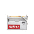 Double Flat Messenger Bag Limited Edition Logo Story Monogram Canvas and Denim
