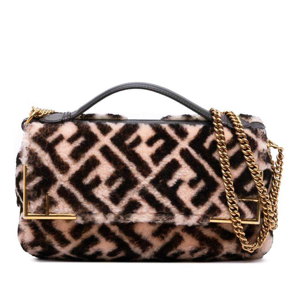Baguette NM Bag Zucca Shearling Mini