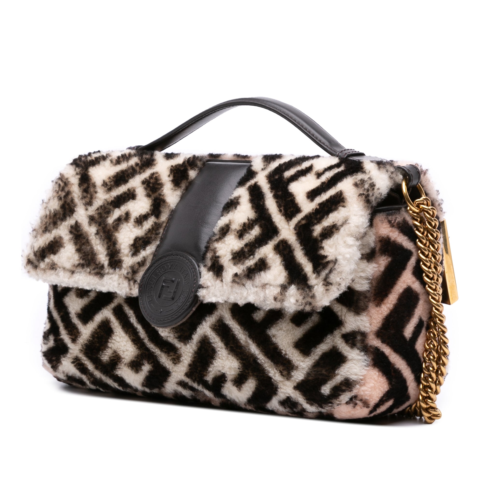 Baguette NM Bag Zucca Shearling Mini