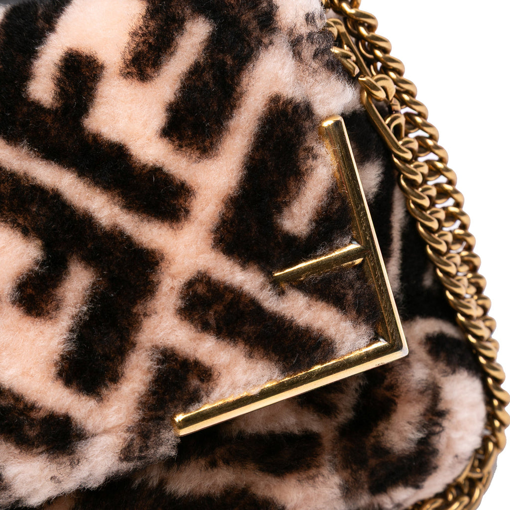 Baguette NM Bag Zucca Shearling Mini