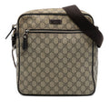 Front Zip Messenger GG Coated Canvas Medium
