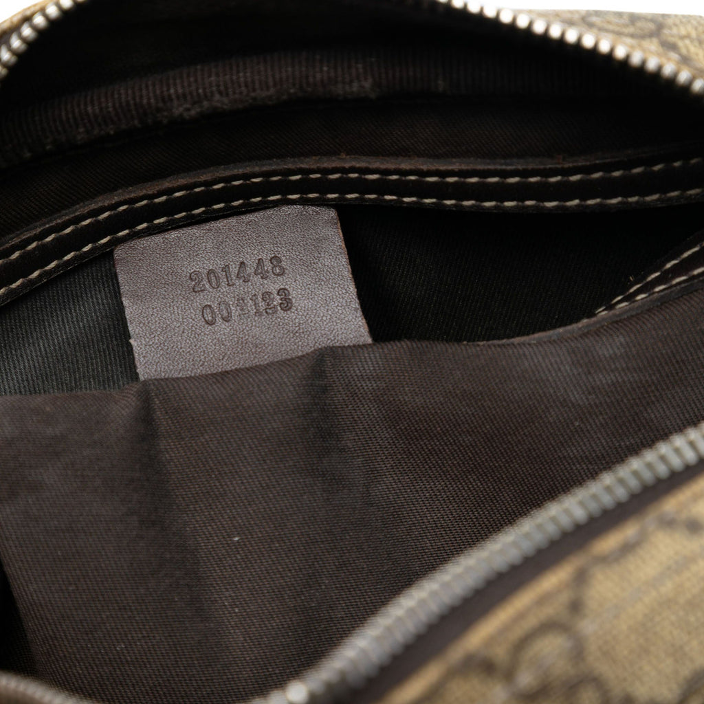 Front Zip Messenger GG Coated Canvas Medium