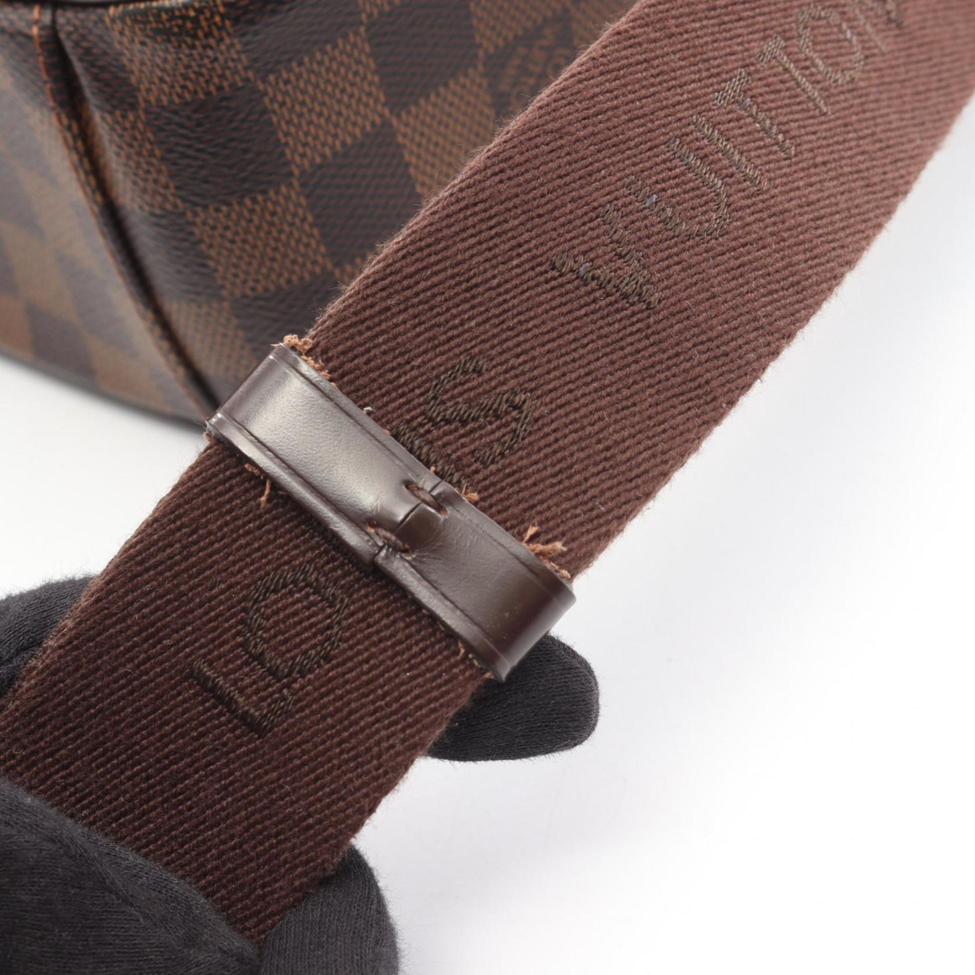 Louis Vuitton Brown Damier Canvas Coated Canvas Leather Damier Canvas Handbag Shoulder Bag (Pre-Owned)
