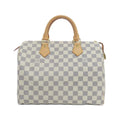 Louis Vuitton Azur Coated Canvas Boston Bag (Pre-Owned)