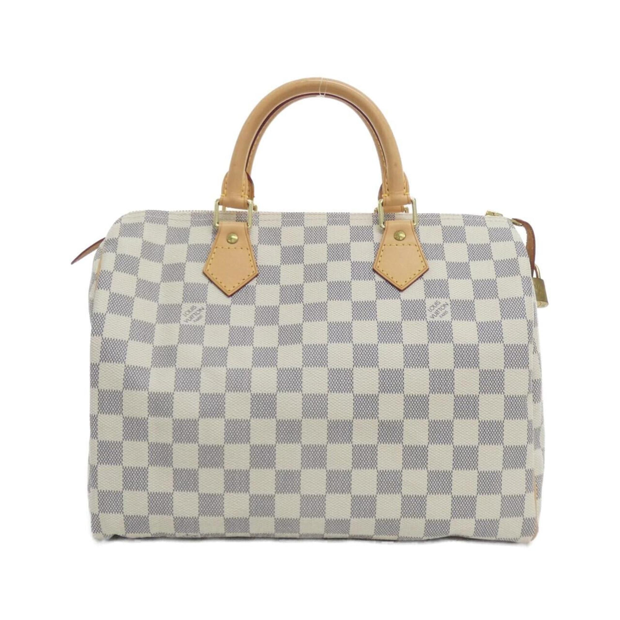 Louis Vuitton Azur Coated Canvas Boston Bag (Pre-Owned)