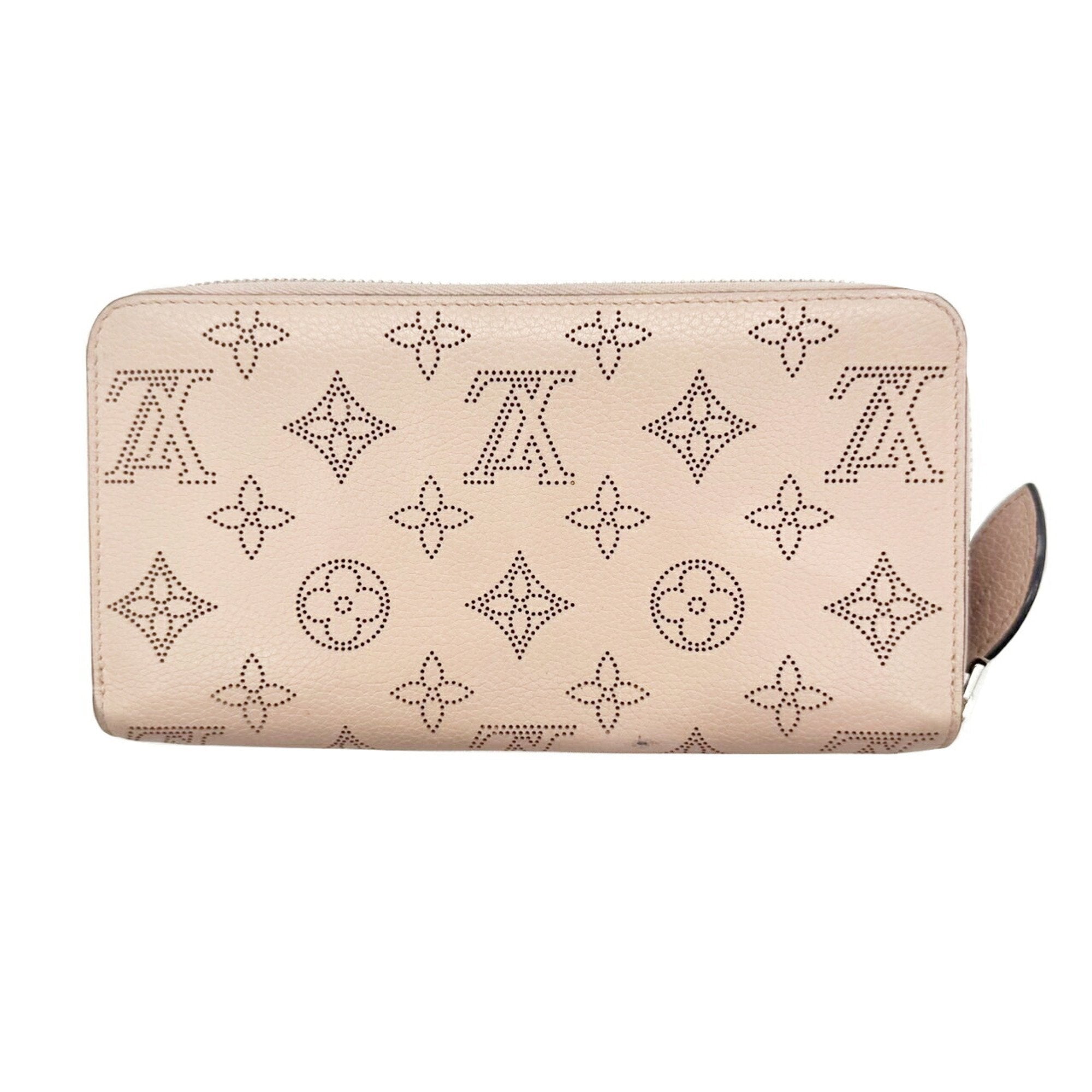 Louis Vuitton Mahina Pink Mahina Leather Long Wallet (Bi-Fold) (Pre-Owned)