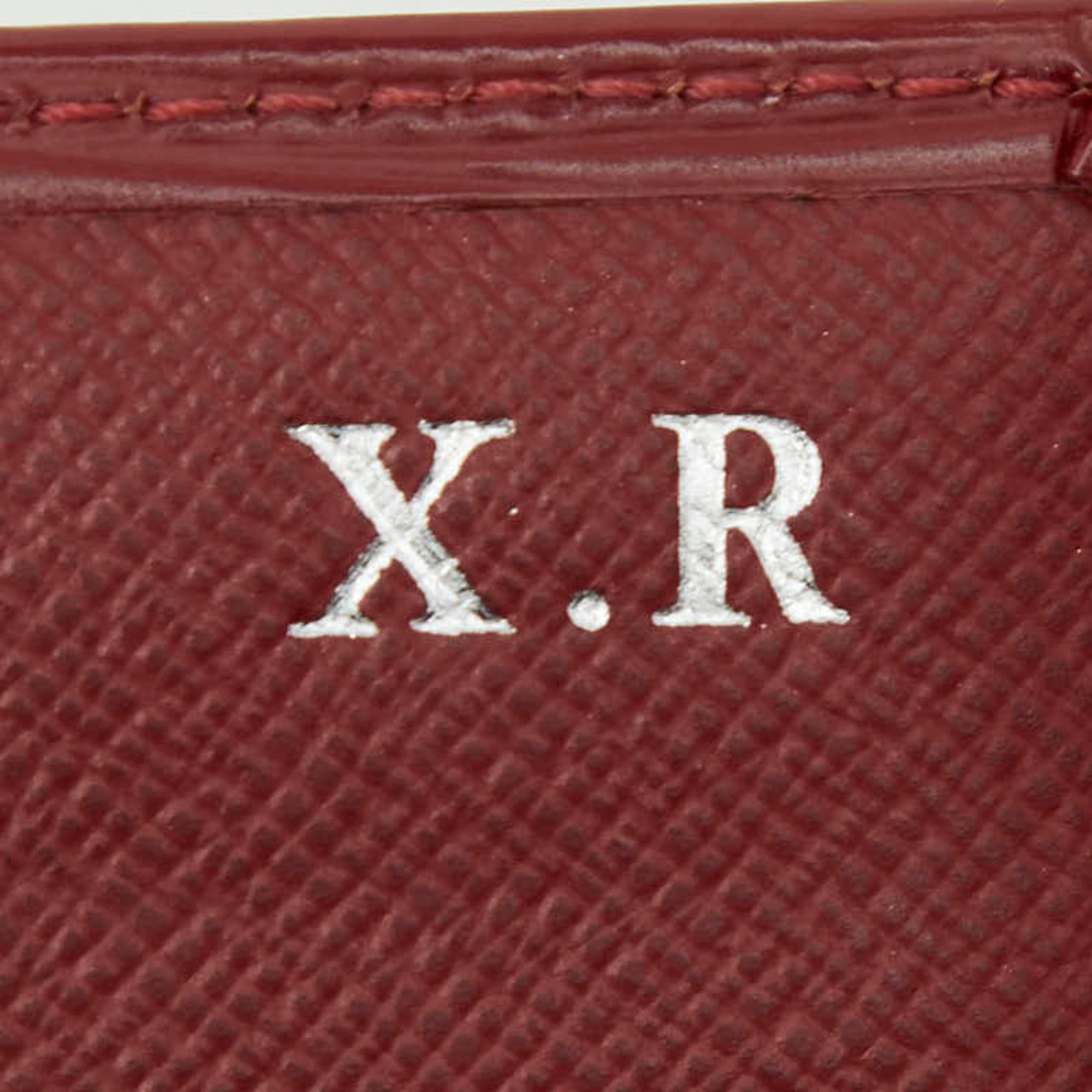 Louis Vuitton Red Color Cuir Ombre Leather Wallet (Bi-Fold) (Pre-Owned)
