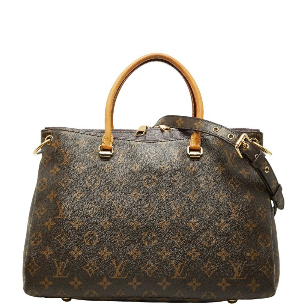 Louis Vuitton Brown Purple Pvc Leather Handbag Shoulder Bag (Pre-Owned)