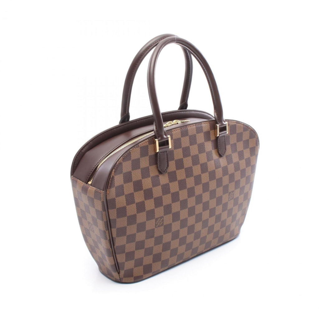Louis Vuitton Brown Damier Canvas Pvc Leather Handbag (Pre-Owned)