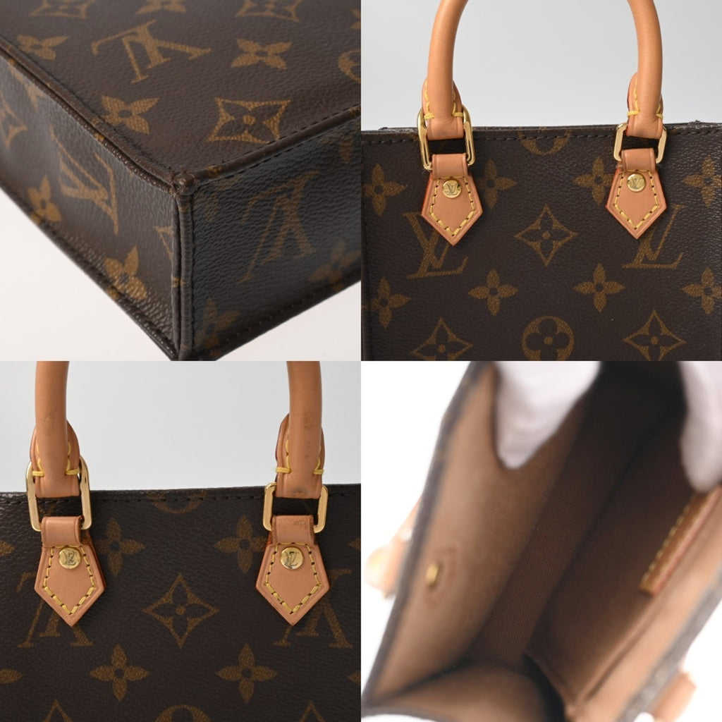 Louis Vuitton Brown Monogram Canvas Handbag (Pre-Owned)