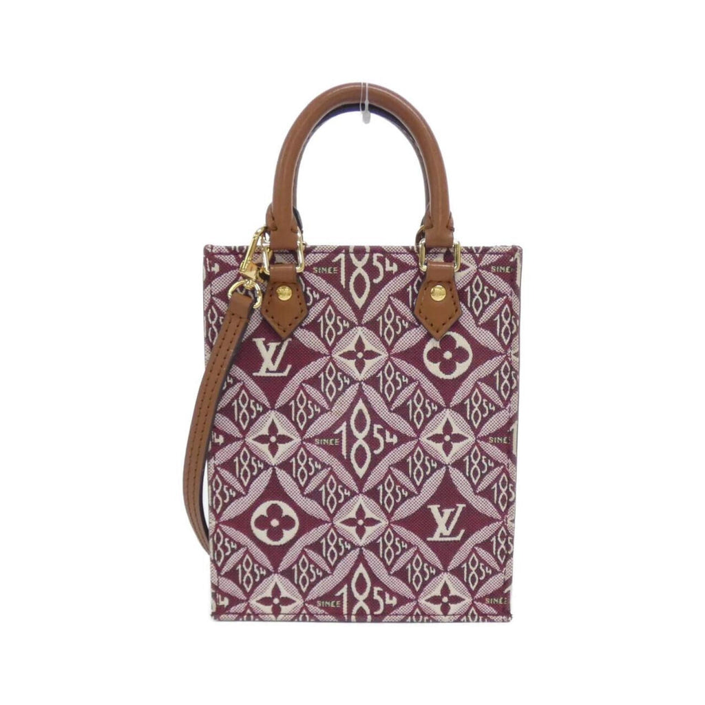 Louis Vuitton Bordeaux Jacquard Handbag (Pre-Owned)