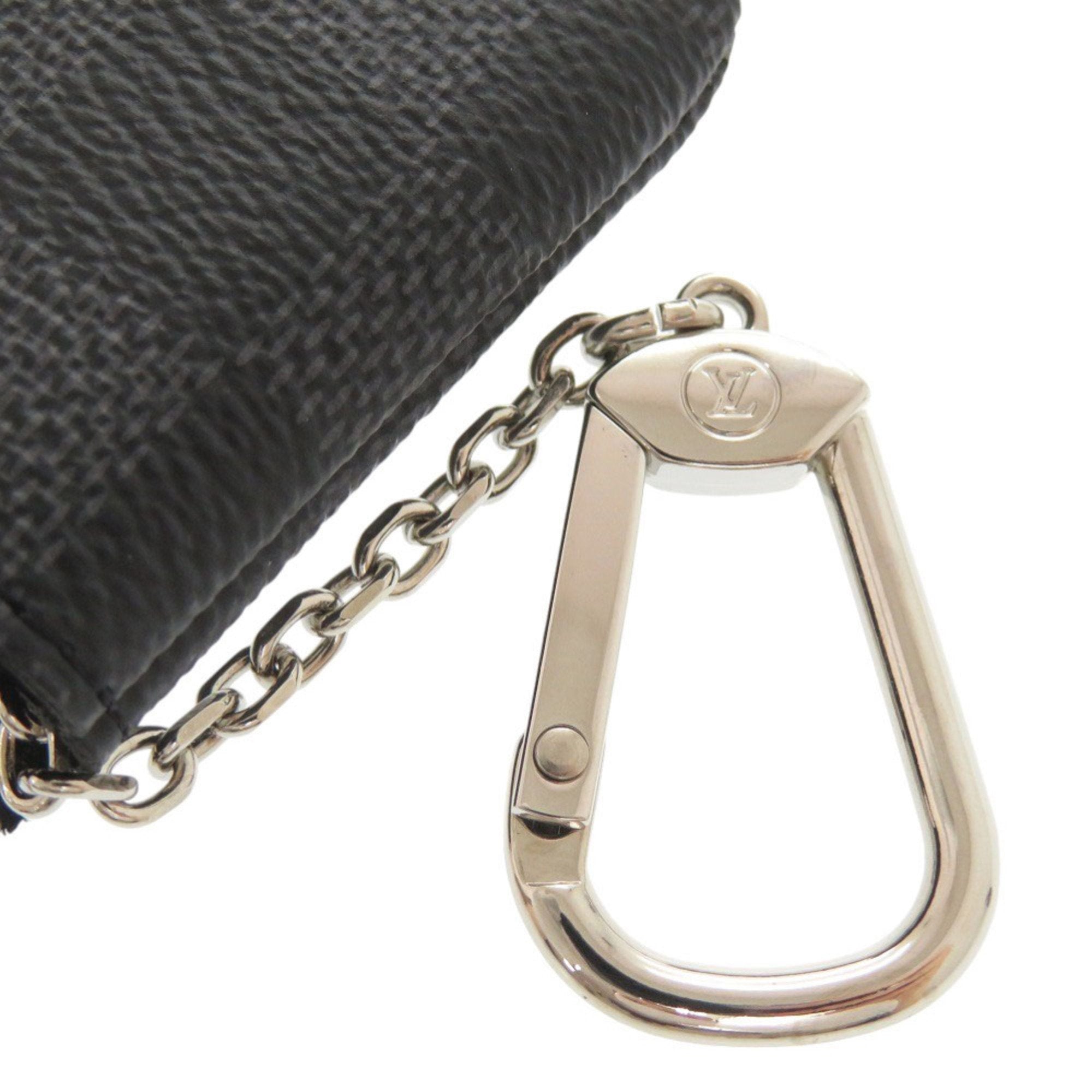 Louis Vuitton Black Damier Graphite Canvas Pochette (Pre-Owned)