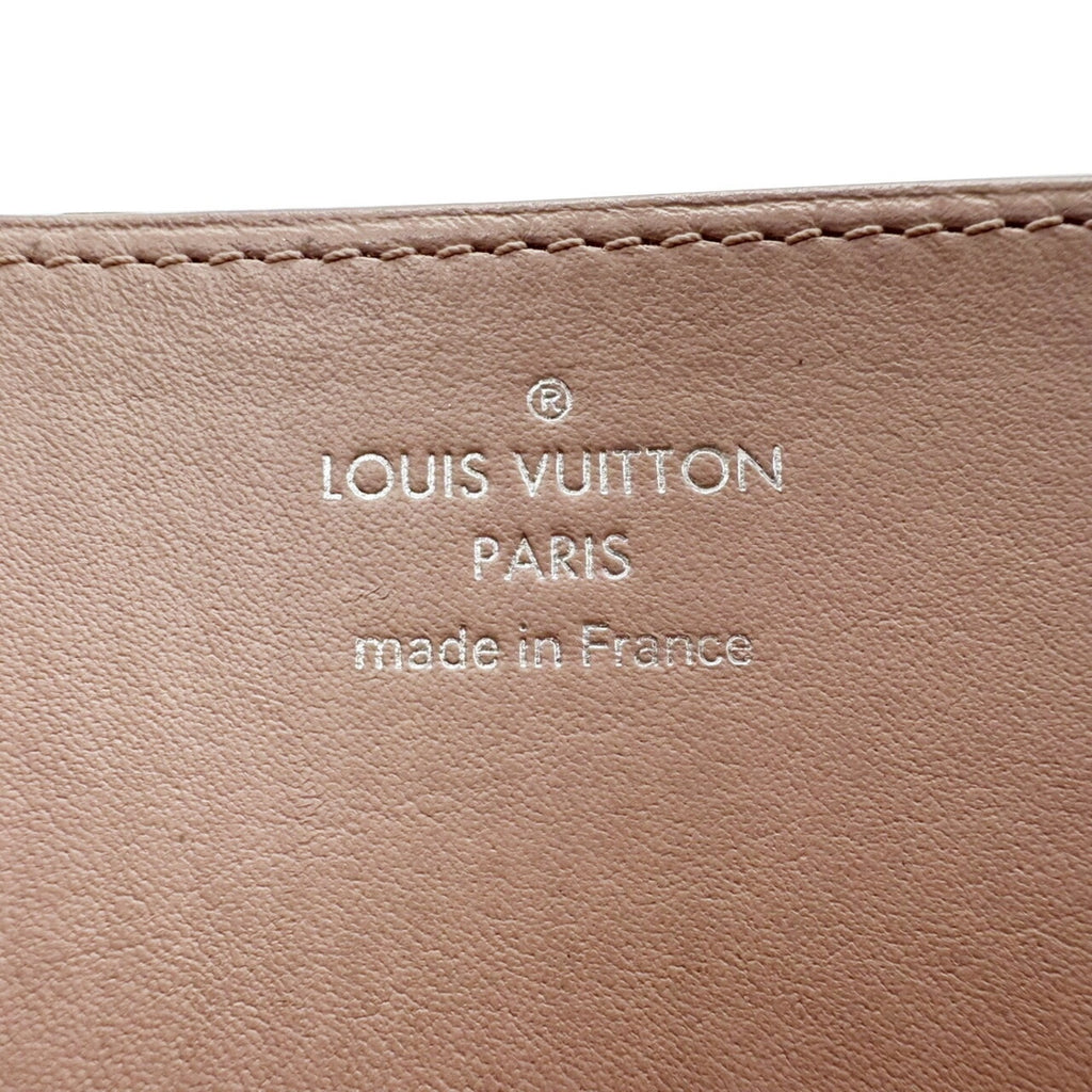 Louis Vuitton Mahina Pink Mahina Leather Long Wallet (Bi-Fold) (Pre-Owned)