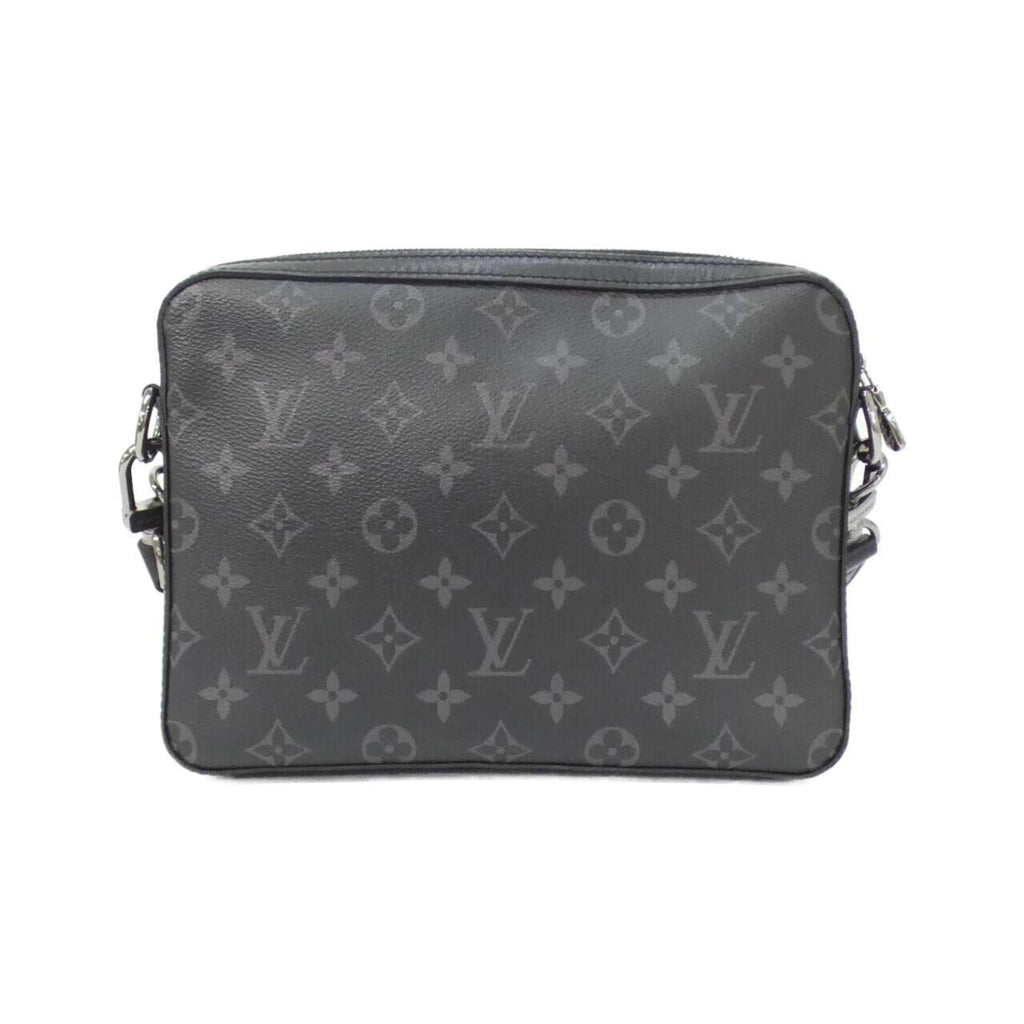 Louis Vuitton Black Gris Coated Canvas Shoulder Bag (Pre-Owned)