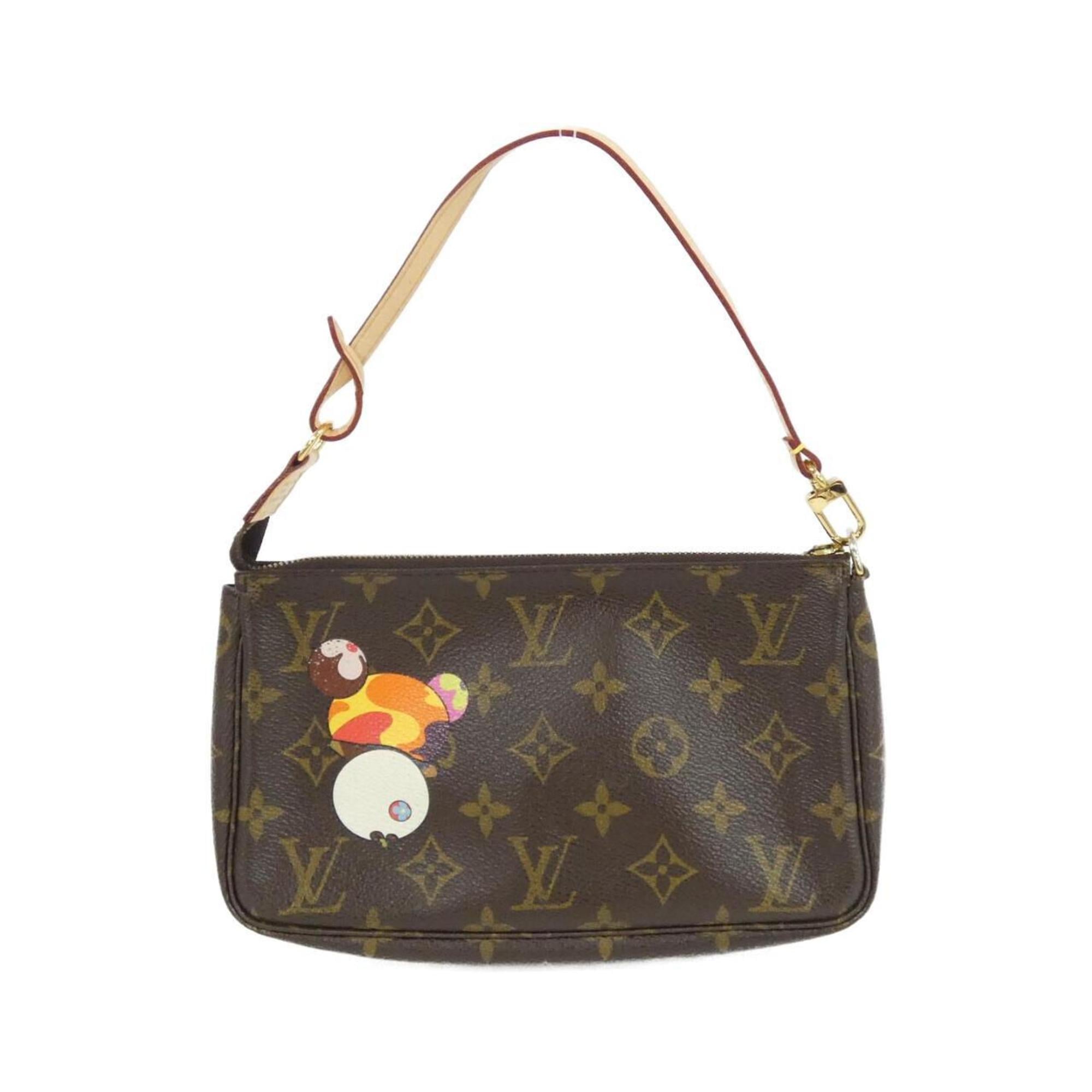 Louis Vuitton Monogram Panda Marron Coated Canvas Pochette (Pre-Owned)