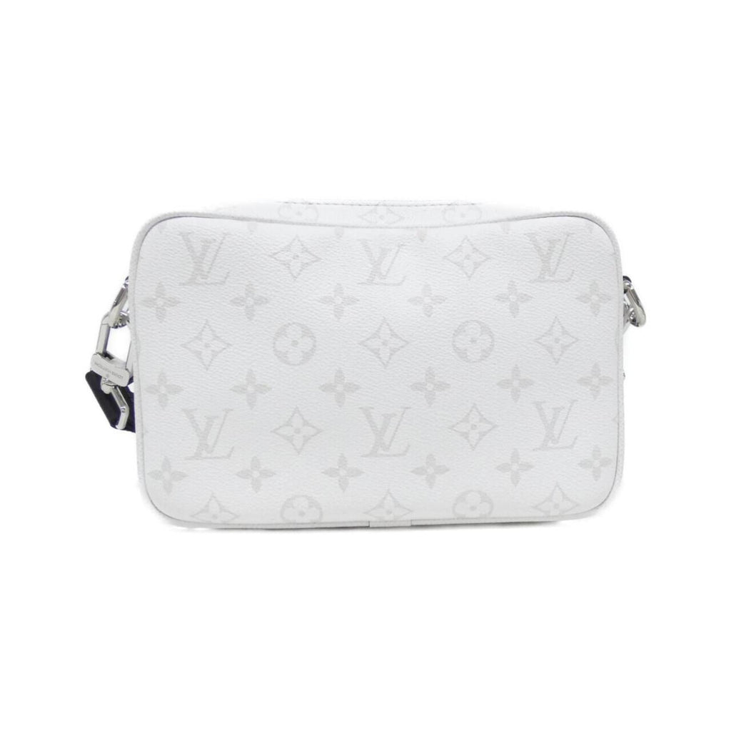 Louis Vuitton White Coated Canvas Leather Shoulder Bag (Pre-Owned)