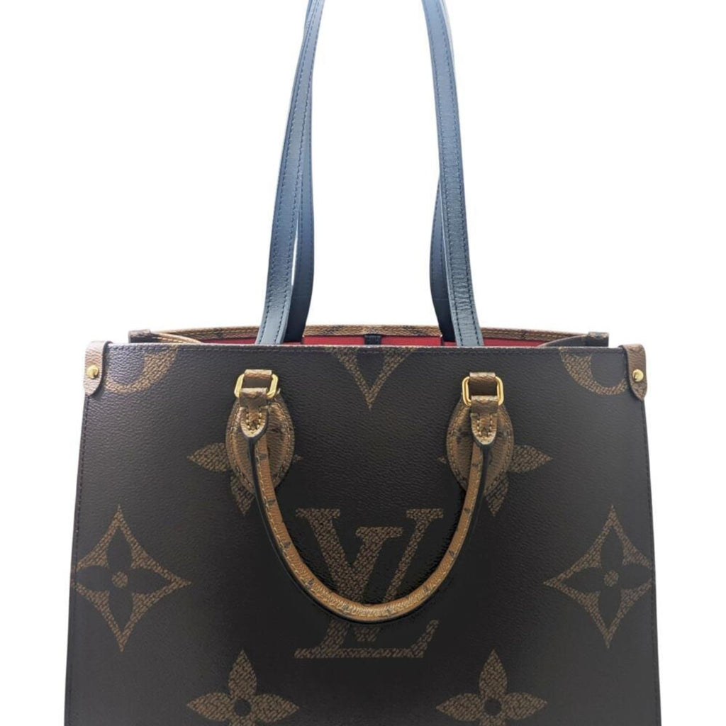 Louis Vuitton Brown Monogram Monogram Reverse Monogram Reverse Monogram Handbag Shoulder Bag Tote Bag (Pre-Owned)