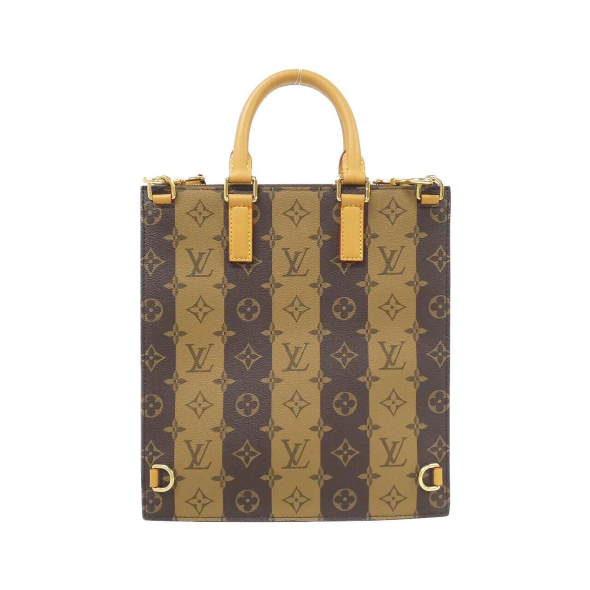 Louis Vuitton Monogram Marron Coated Canvas Handbag (Pre-Owned)