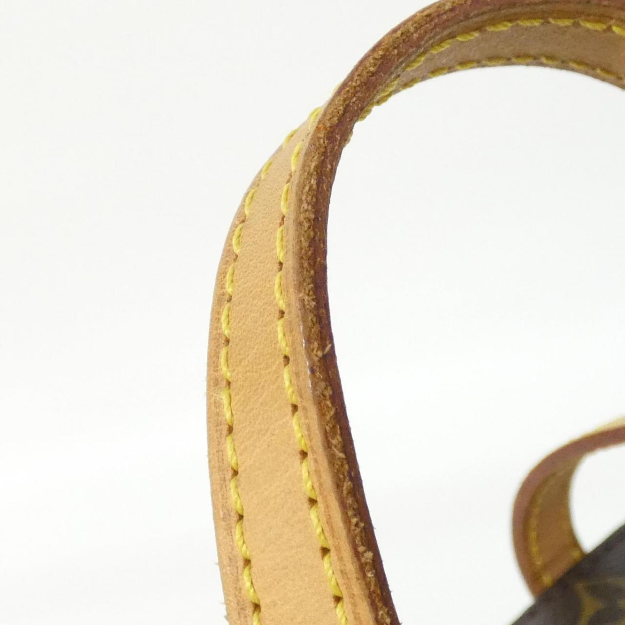 Louis Vuitton Marron Coated Canvas Handbag (Pre-Owned)