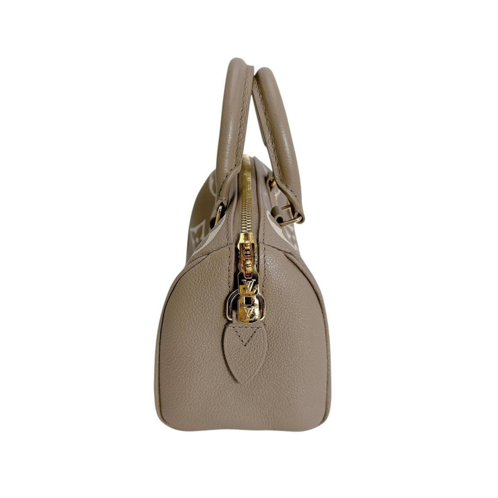 Louis Vuitton Beige Tourterelle Monogram Empreinte Shoulder Bag (Pre-Owned)
