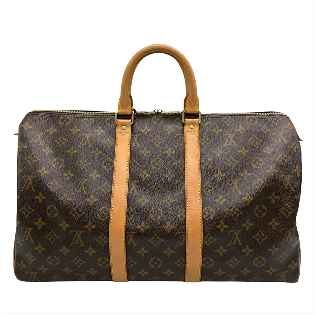Louis Vuitton Brown Monogram Canvas Boston Bag (Pre-Owned)