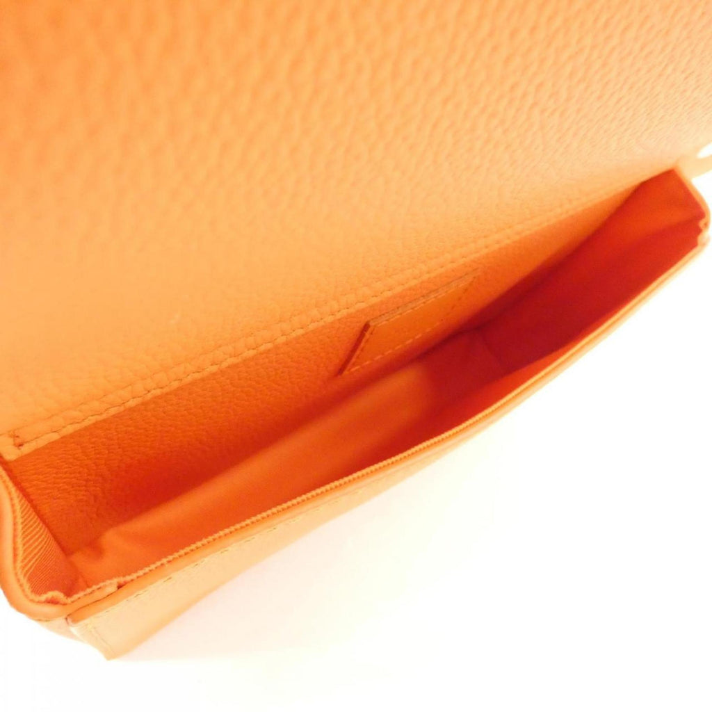 Louis Vuitton Orange Leather Shoulder Bag (Pre-Owned)