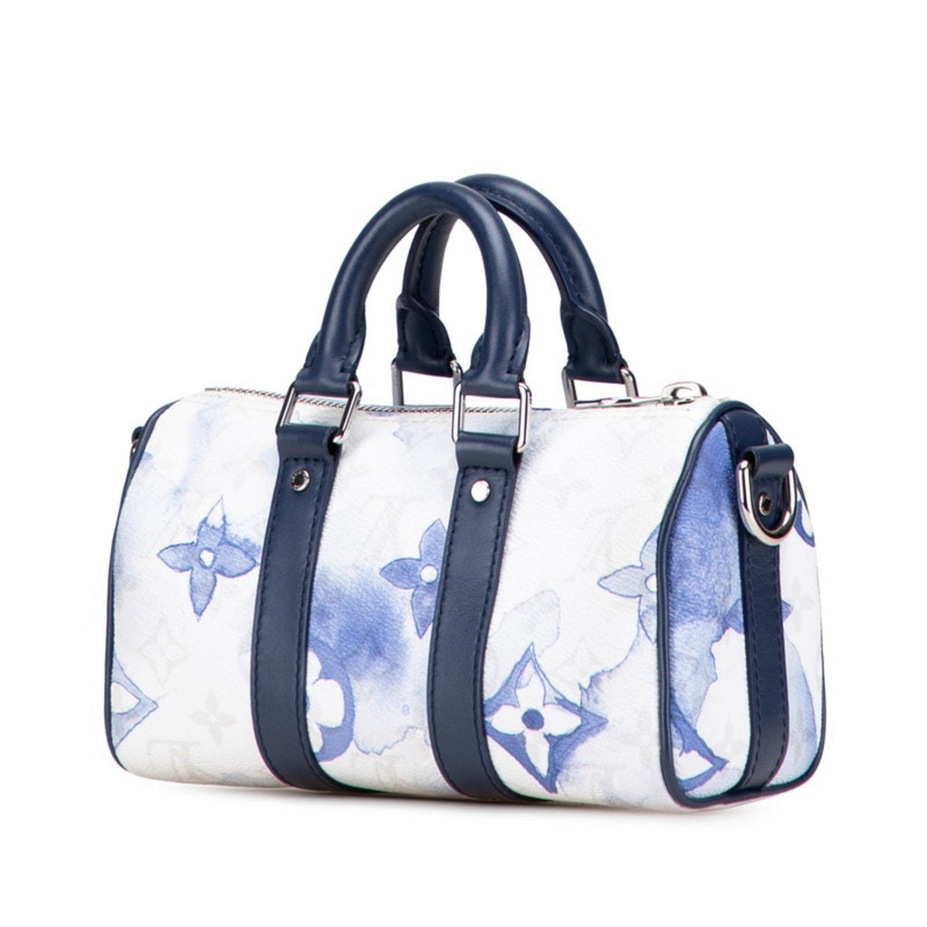 Louis Vuitton Monogram Watercolor Blue White Pvc Leather Handbag Shoulder Bag (Pre-Owned)