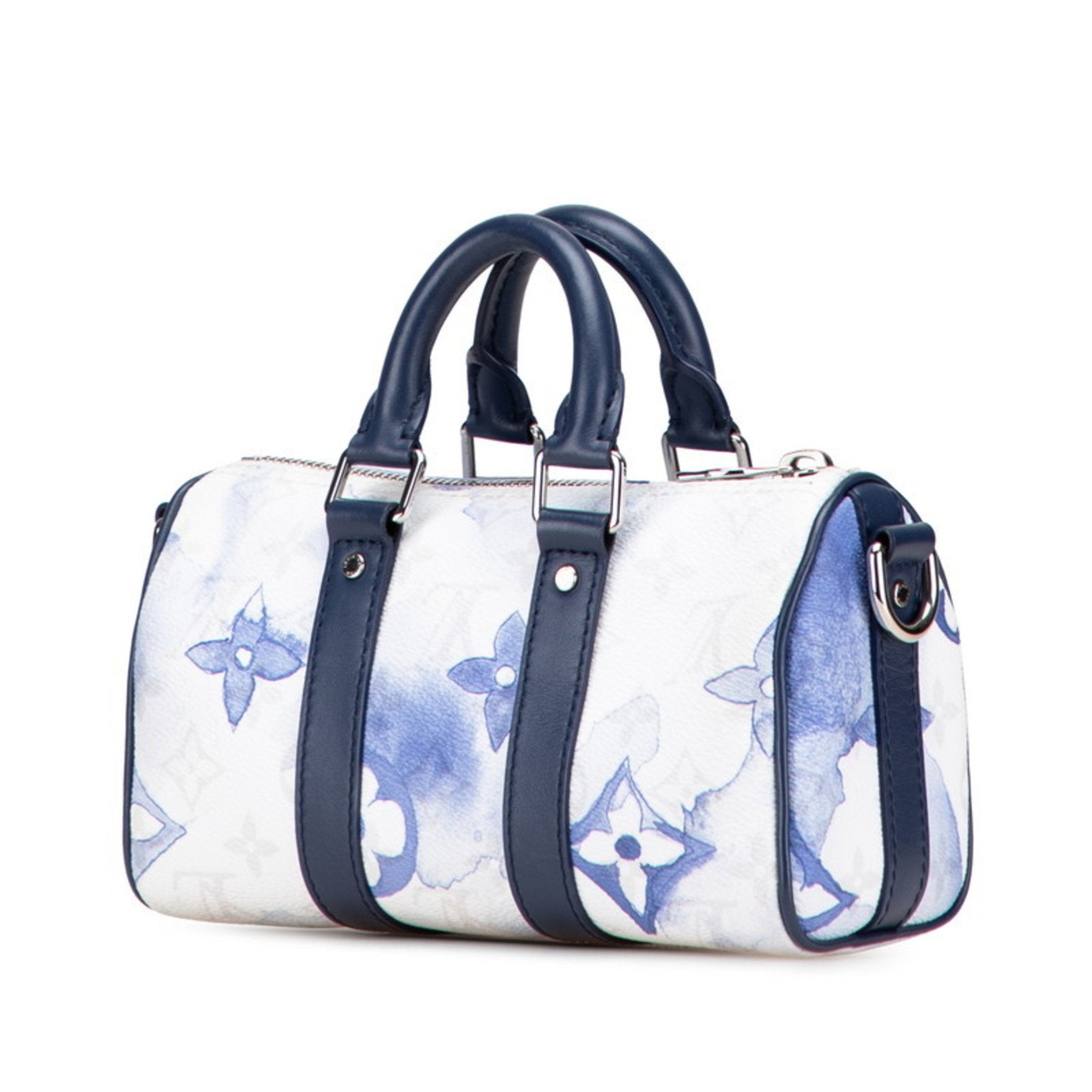 Louis Vuitton Monogram Watercolor Blue White Pvc Leather Handbag Shoulder Bag (Pre-Owned)