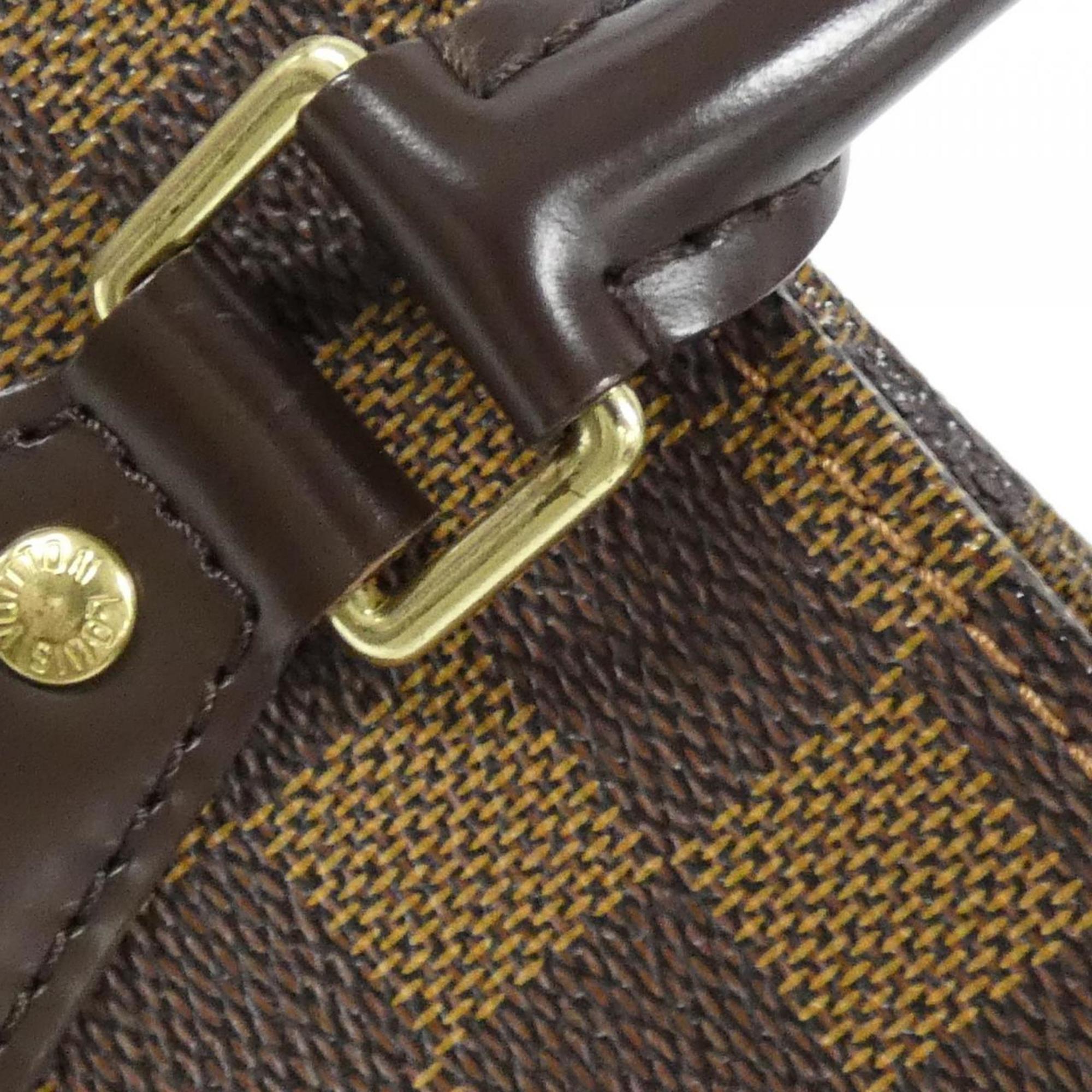 Louis Vuitton Brown Coated Canvas Handbag Tote Bag (Pre-Owned)
