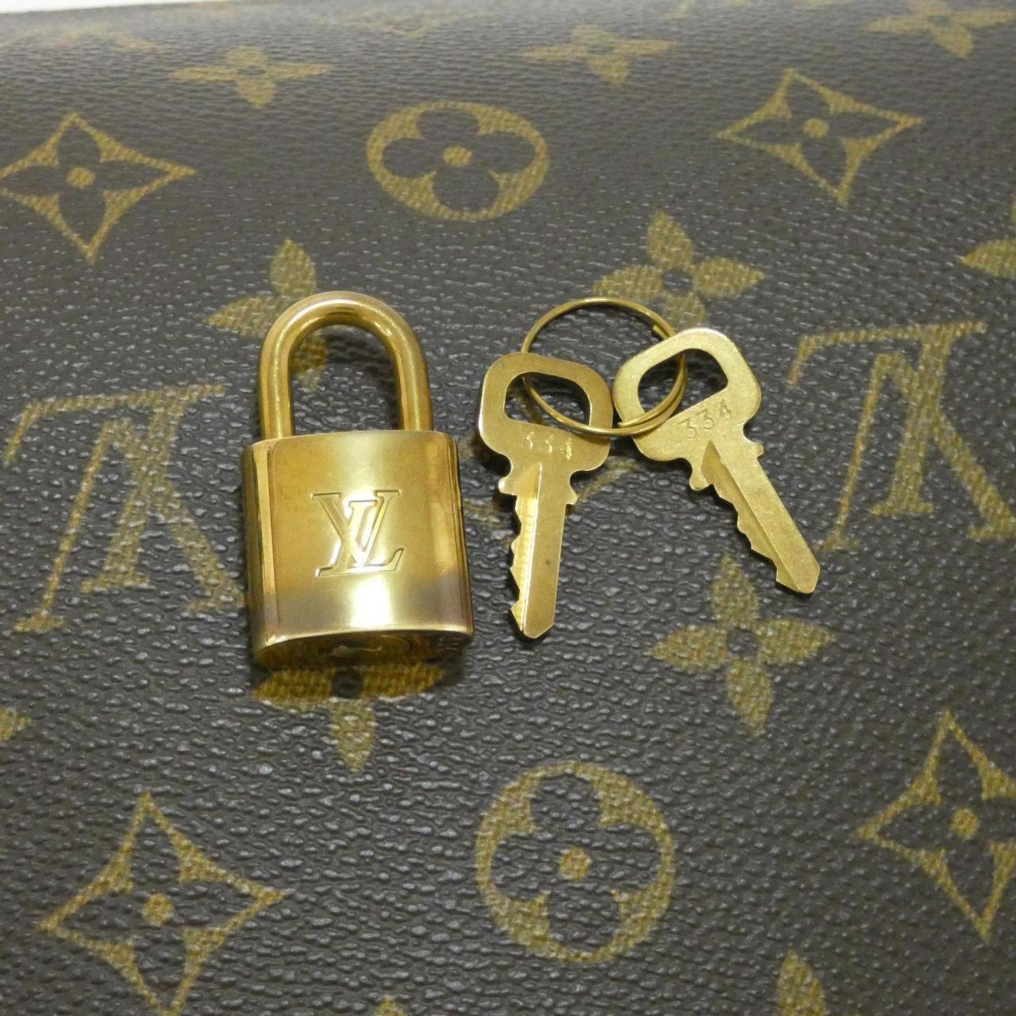 Louis Vuitton Marron Coated Canvas Handbag (Pre-Owned)