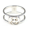 Interlocking Band Ring Sterling Silver