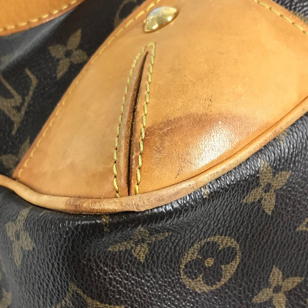 Louis Vuitton Brown Monogram Shoulder Bag Tote Bag (Pre-Owned)