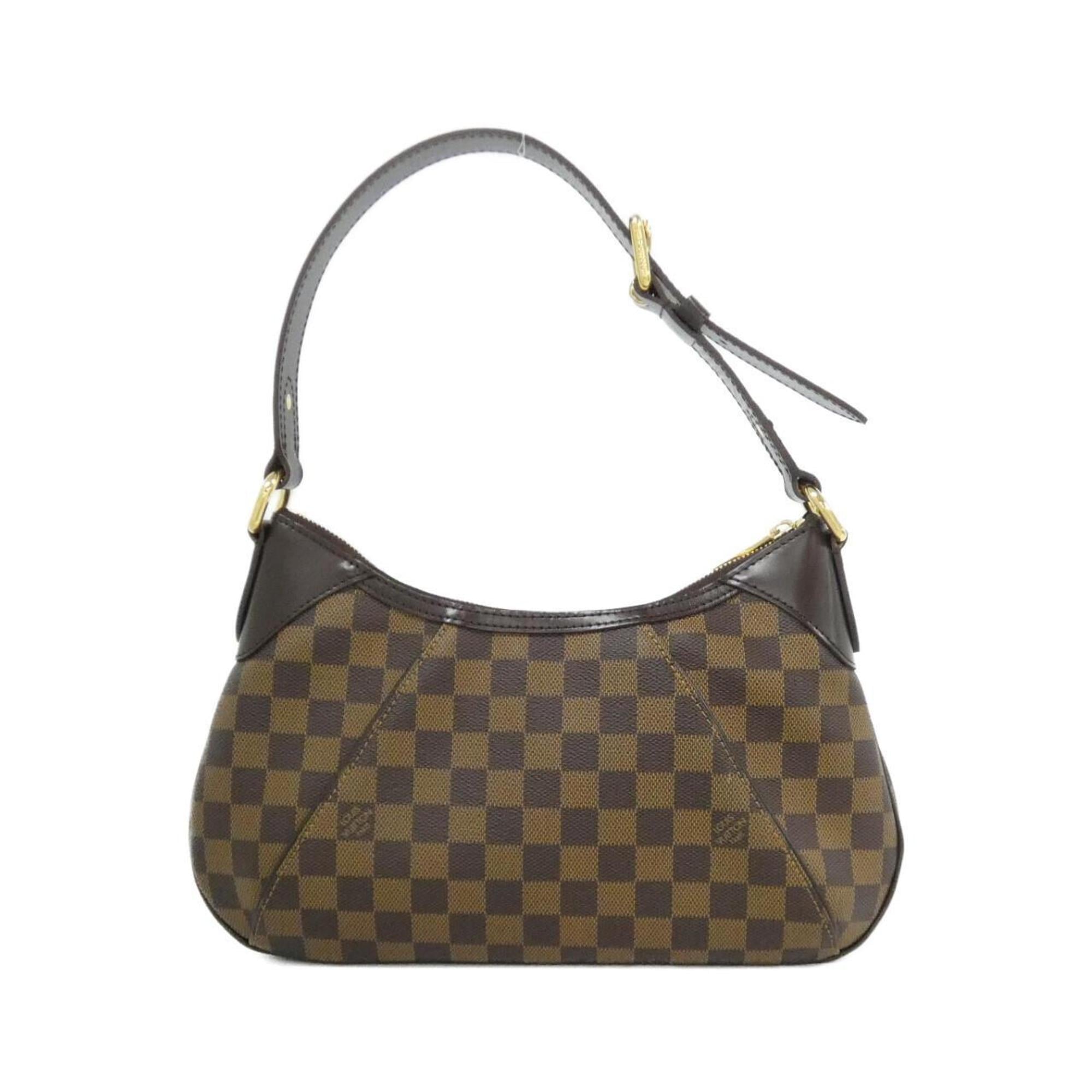 Louis Vuitton Ebene Coated Canvas Shoulder Bag (Pre-Owned)