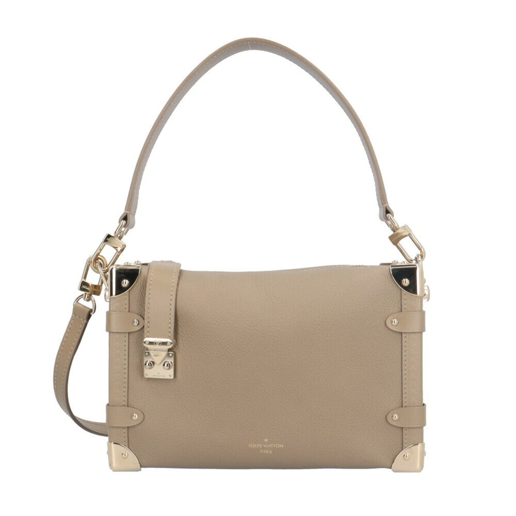 Louis Vuitton Beige Taupe Leather Shoulder Bag (Pre-Owned)
