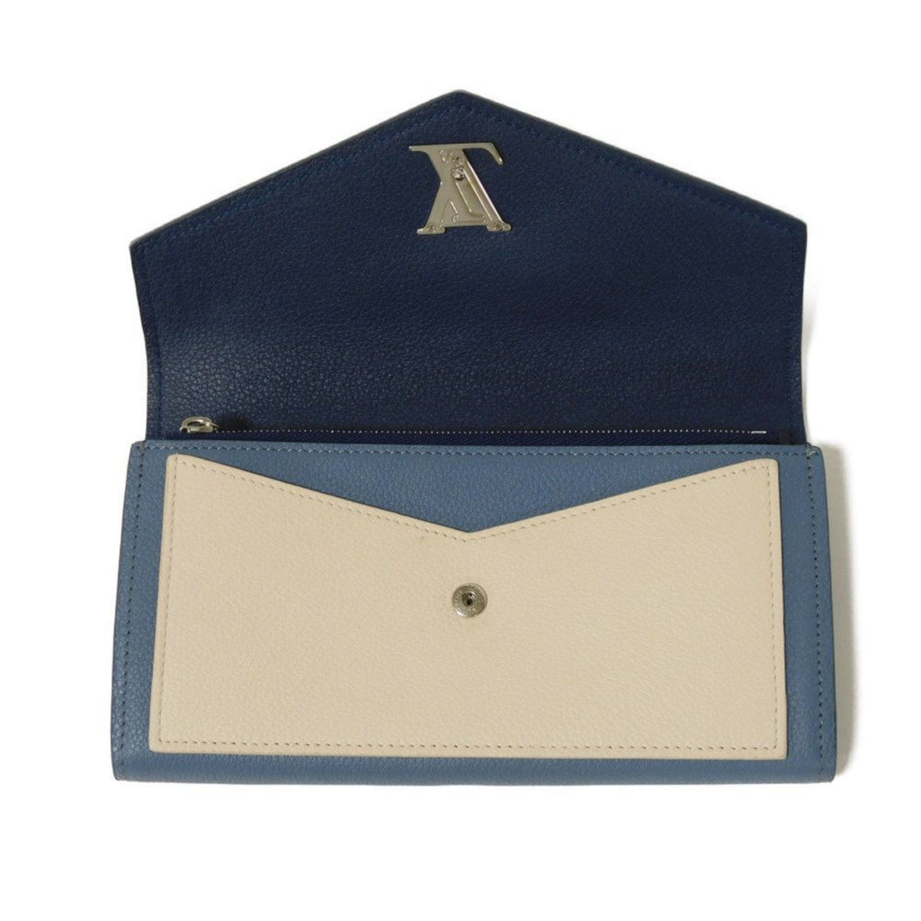 Louis Vuitton Blue Jean Long Wallet (Bi-Fold) (Pre-Owned)